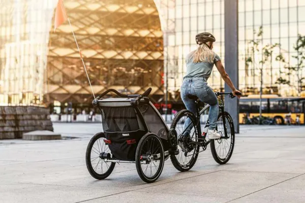 Prívesný vozík za bicykel Thule Chariot Lite1 - agave
