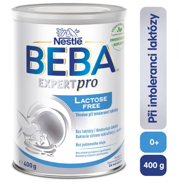BEBA EXPERTpro Lactose Free Výživa mliečna počiatočná 400 g, 0m+