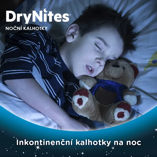 HUGGIES® DryNites Nohavičky plienkové jednorazové pre chlapca 4-7 rokov (17-30 kg) 10 ks