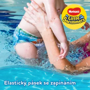Huggies Little Swimmers 2-3 3-8 kg 12 ks,HUGGIES® Little Swimmers Plienky do vody jednorazové 2-3 (3-8 kg) 12 ks