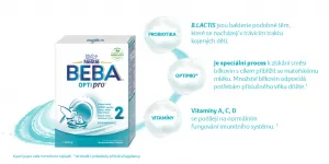 BEBA OPTIPRO® 2 Mlieko následné, 500 g​