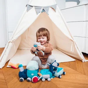 BABYONO - Hračka edukatívna Safari vlak 0m+
