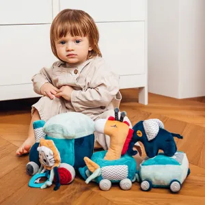 BABYONO - Hračka edukatívna Safari vlak 0m+