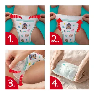 Pampers Active Baby Pants Paw Patrol plienky veľkosť 5 12-17 kg 66 ks