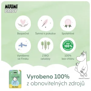 MUUMI Baby Pants 5 Maxi+ 10-15 kg (54 ks), nohavičkové eko plienky