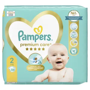 Pampers Premium Care, Veľkosť 2, Plienky 88 ks, 4kg-8kg