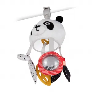 CANPOL BABIES Hračka senzorická závesná cestovná Panda s klipom BabiesBoo