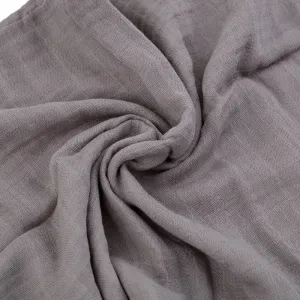 PETITE&MARS Prikrývka bambusová mušelínová 2ks Misty Grey Planes 2v1, 120 x 120 cm