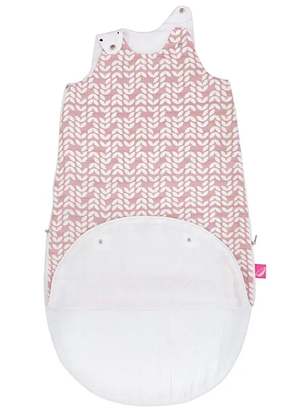 MOTHERHOOD Vak spací 2v1 ZIP-A-Round Beige mušelínový Pink Classics 3-18m 0,5 tog