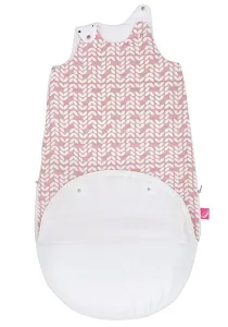 MOTHERHOOD Vak spací 2v1 ZIP-A-Round Beige mušelínový Pink Classics 3-18m 0,5 tog
