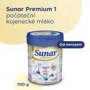 Sunar Premium 1 700 g,SUNAR Premium 1 Mlieko počiatočné 700 g