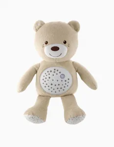 Chicco Medvedík s projektorom a melódiou,CHICCO Medvedík uspávačik s projektorom a hudbou Baby Bear First Dreams - neutral béžová 0m+