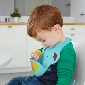 SKIPHOP Silikónový podbradník Skip Hop Psík