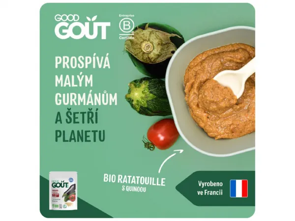 Good Gout Bio Ratatouille s quinoou 190g,GOOD GOUT BIO Ratatouille s quinou 190 g