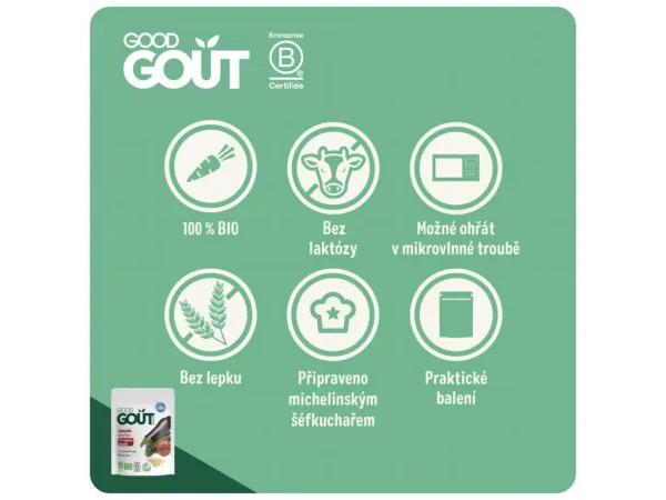 Good Gout Bio Ratatouille s quinoou 190g,GOOD GOUT BIO Ratatouille s quinou 190 g