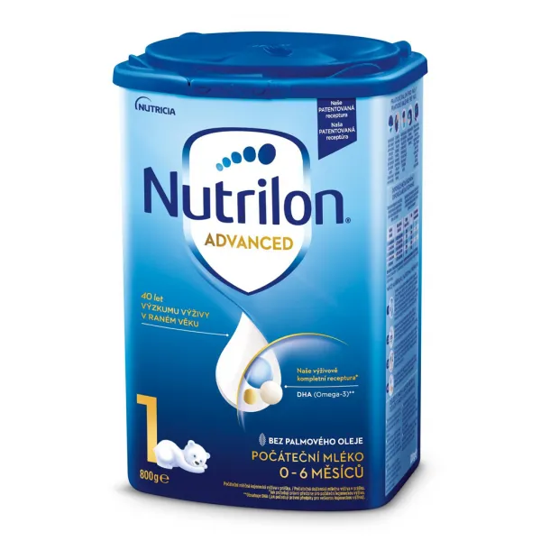 Nutrilon 1 Advanced 800 g,NUTRILON Mlieko počiatočné 1, 800 g, 0m+