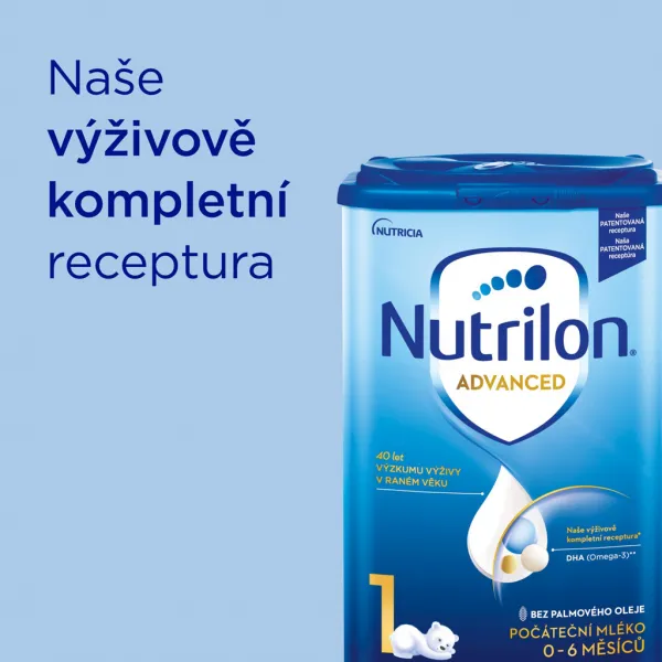 Nutrilon 1 Advanced 800 g,NUTRILON Mlieko počiatočné 1, 800 g, 0m+