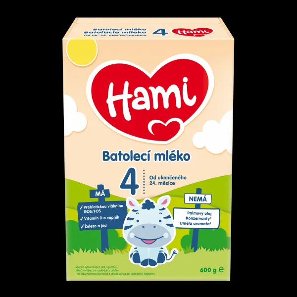 Hami 4 600g,HAMI 4 Mlieko batoľacie 600 g