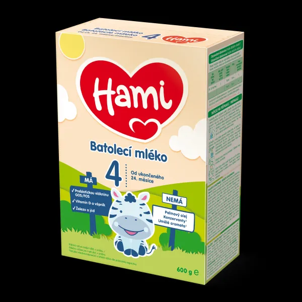 Hami 4 600g,HAMI 4 Mlieko batoľacie 600 g