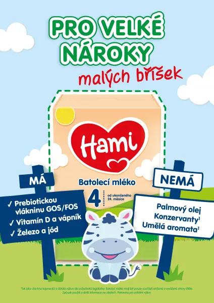 Hami 4 600g,HAMI 4 Mlieko batoľacie 600 g