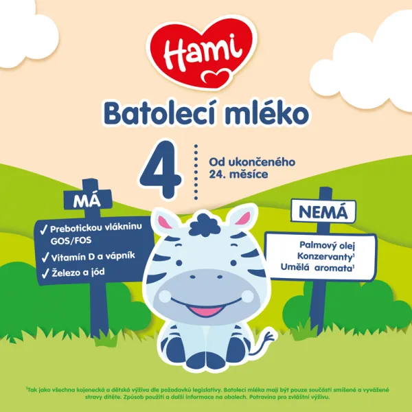 Hami 4 600g,HAMI 4 Mlieko batoľacie 600 g
