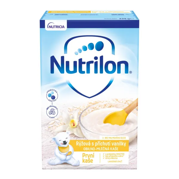 Nutrilon obilno-mliečna Prvá kaša ryžová