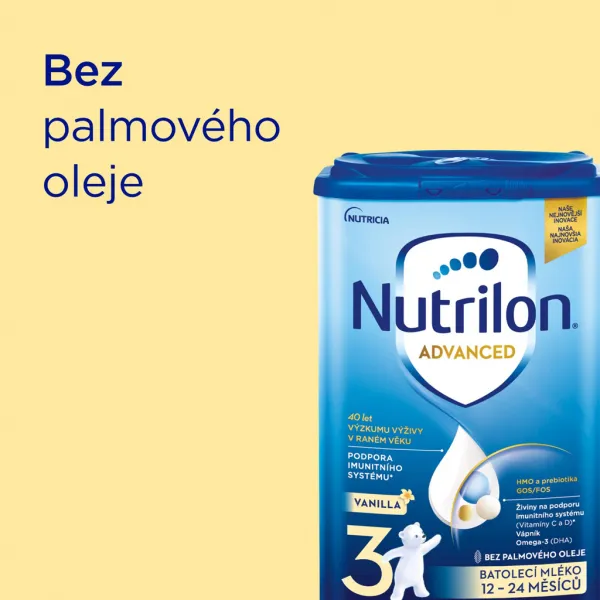 NUTRILON Mlieko batoľacie 3 Advanced Vanilla 6x 800 g, 12+