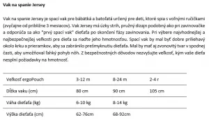 ERGOPOUCH Vak na spaní organická bavlna Jersey Willow 3-12 m, 6-10 kg, 2,5 tog