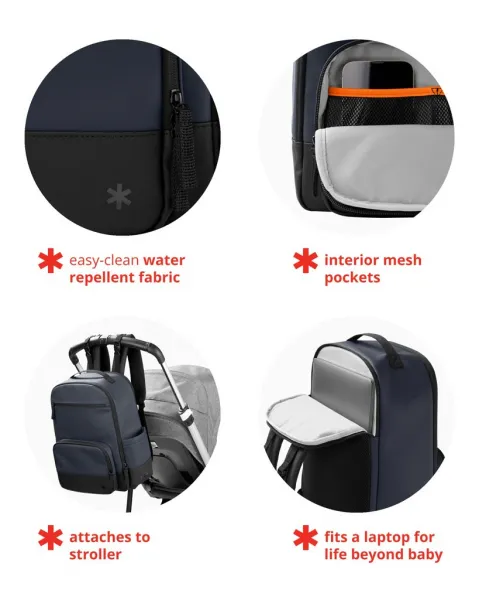 SKIP HOP Taška prebaľovacia/batoh Flex Navy