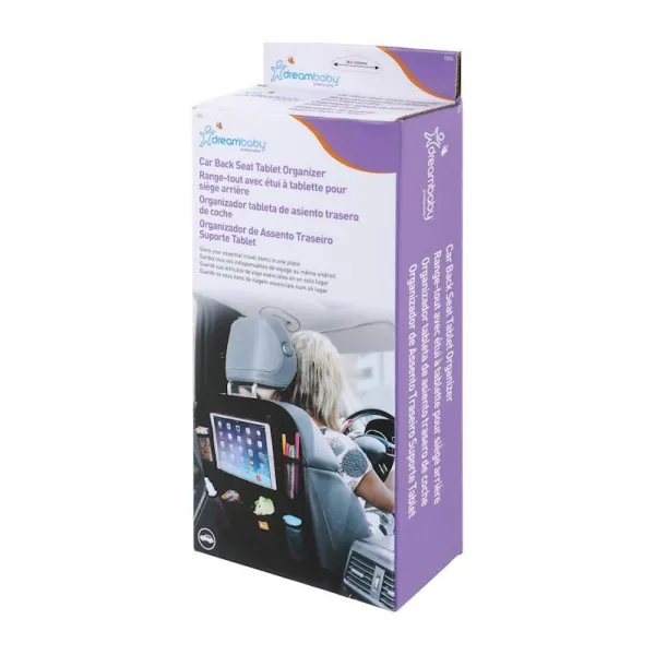 DREAMBABY Organizér na zadné sedadlo auta s držiakom na tablet čierny,DREAMBABY Organizér na zadné sedadlo auta s držiakom na tablet čierny