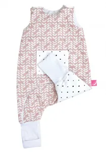 MOTHERHOOD - Vak spací s nohavicami a vreckom Pink Classics 1-1,5r 2 tog