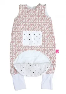 MOTHERHOOD - Vak spací s nohavicami a vreckom Pink Classics 1-1,5r 2 tog