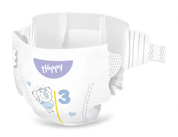 BELLA Baby Happy Soft&Delicate Size 3 MIdi jednorazové plienky 5-9 kg 16 ks