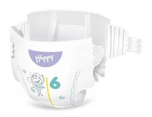 Bella Baby Happy Soft&Delicate Size 6 Junior Extra jednorazové plienky 15+ kg 48 ks