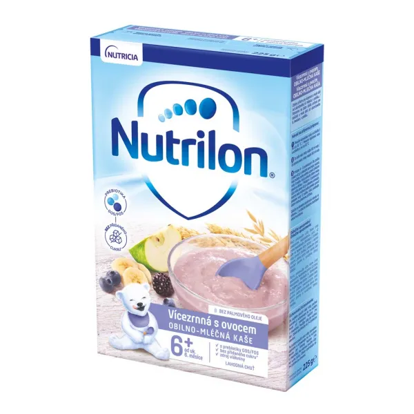 NUTRILON Pronutra Viaczrnná mliečna kaša s ovocím od uk. 6. mesiaca 225 g,NUTRILON Pronutra Viaczrnná mliečna kaša s ovocím od uk. 6. mesiaca 225 g