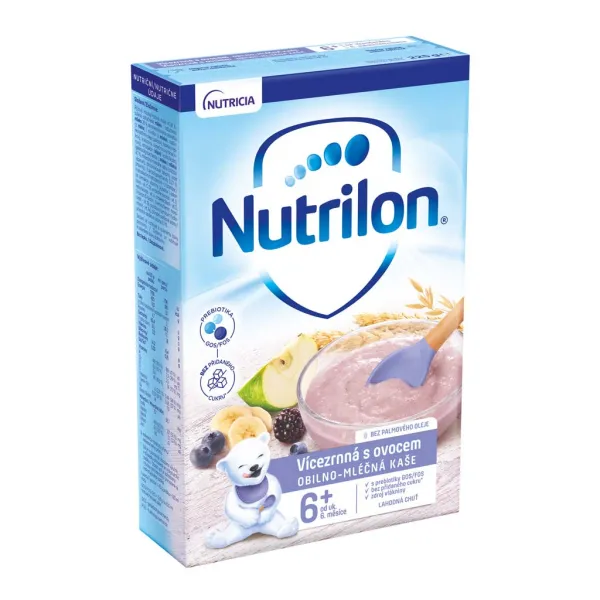 NUTRILON Pronutra Viaczrnná mliečna kaša s ovocím od uk. 6. mesiaca 225 g,NUTRILON Pronutra Viaczrnná mliečna kaša s ovocím od uk. 6. mesiaca 225 g