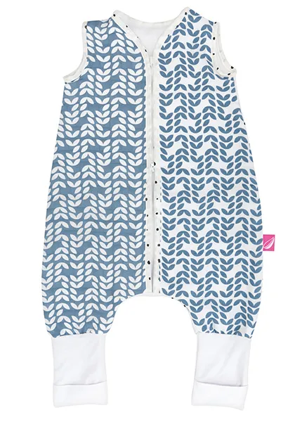 MOTHERHOOD Vak spací mušelínový s nohavicami Blue Classics 12-18m 0,5 tog
