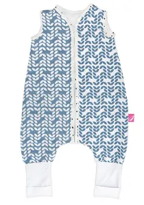MOTHERHOOD Vak spací mušelínový s nohavicami Blue Classics 12-18m 0,5 tog