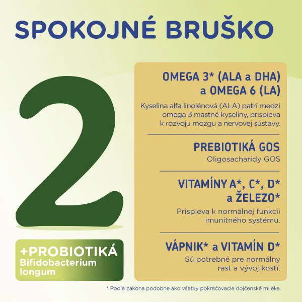 SUNAR Sensitive 2 Mleko následné 500 g, 6m+