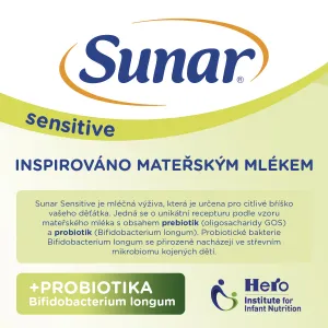SUNAR Sensitive 2 Mleko následné 500 g, 6m+