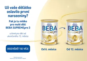 BEBA SUPREMEpro 3, 6 HMO, mlieko pre malé deti, 800 g, od uk. 12. mesiace