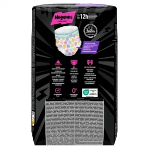 NINJAMAS Nohavičky plienkové Pyjama Pants Srdiečka, 10 ks, 7 rokov, 17kg-30kg
