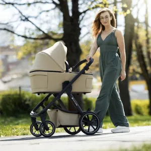 PETITEMARS Petite&Mars Icon Mocha Beige LITE RWS + Core Pro i-Size Black Grey + Báza