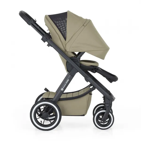 PETITEMARS Petite&Mars Icon Mossy Green LITE AIR + Core Pro i-Size Black Grey + Báza