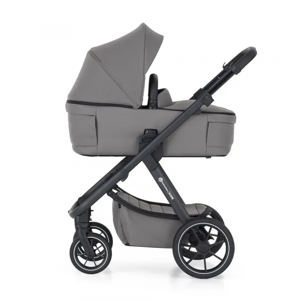 PETITEMARS Petite&Mars Icon Dove Grey LITE RWS + Core Pro i-Size Black Grey + Báza