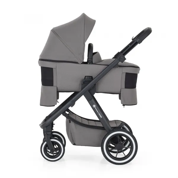 PETITEMARS Petite&Mars Icon Dove Grey LITE AIR + Core Pro i-Size Black Grey + Báza