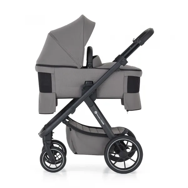 PETITEMARS Petite&Mars Icon Dove Grey LITE RWS + Core Pro i-Size Black Grey + Báza