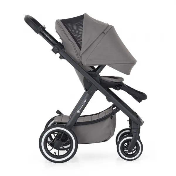 PETITEMARS Petite&Mars Icon Dove Grey LITE AIR + Core Pro i-Size Black Grey + Báza
