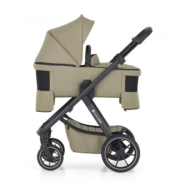 PETITEMARS Petite&Mars Icon Mossy Green LITE RWS + Core Pro i-Size Black Grey + Báza