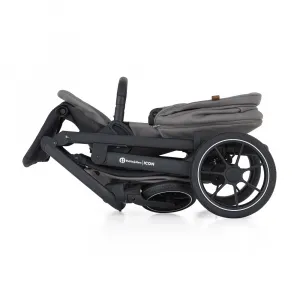 PETITEMARS Petite&Mars Icon Dove Grey LITE RWS + Core Pro i-Size Black Grey + Báza
